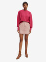 Scotch & Soda Dunkelrosa Scotch & Soda Damen-Sweatshirt mit Ballonärmeln