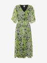 ICHI Hellgrünes Midikleid mit Blumenmuster für Damen ICHI