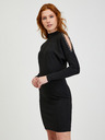 Orsay Schwarzes Damen-Pulloverkleid mit Ausschnitten ORSAY