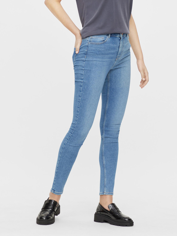 Pieces Blaue Damen Skinny Fit Jeans Pieces Highfive