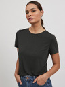Vila Schwarzes Basic-T-Shirt VILA Modala