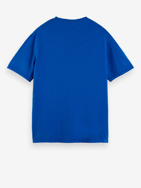 Scotch & Soda Blaues Herren-T-Shirt Scotch & Soda