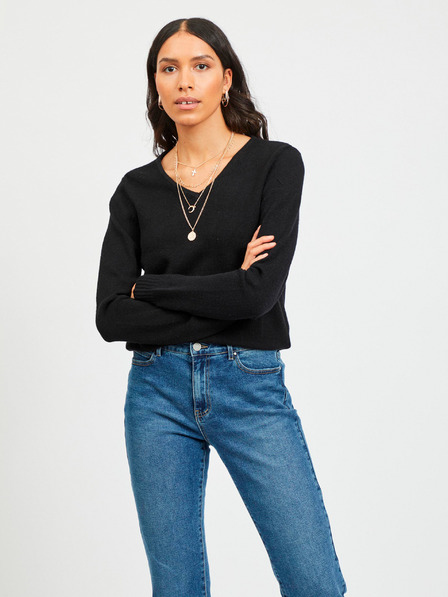 Vila Schwarzer VILA Viril Pullover