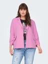 ONLY CARMAKOMA Rosa Damenjacke mit drei Viertel-Ärmeln ONLY CARMAKOMA Carolina Diana