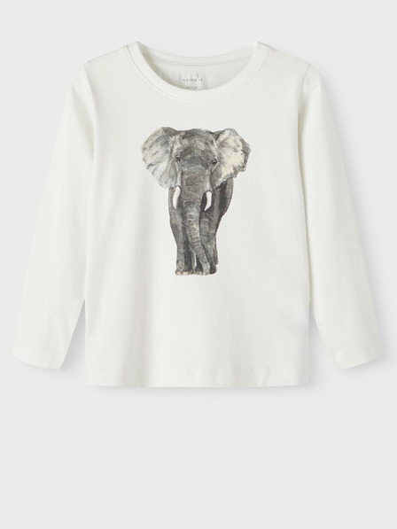 name it Weißes Mädchen-T-Shirt mit dem Namen Ten