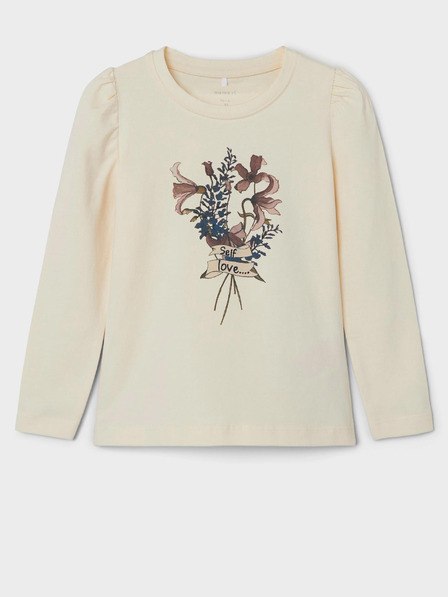 name it Cremefarbenes Mädchen-T-Shirt name it Teresa