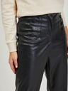 Orsay Schwarze Damen Kunstlederhose Kurzform ORSAY