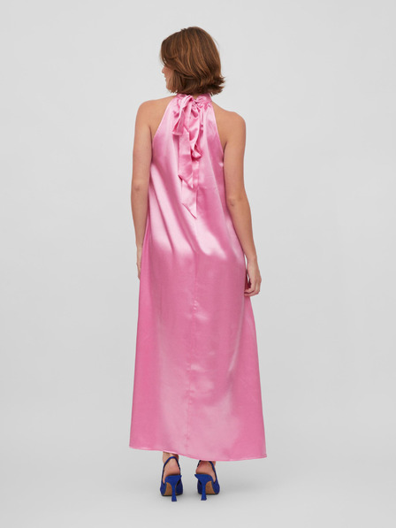 Vila Rosa Damen-Satin-Maxikleid VILA Sittas