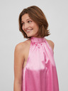 Vila Rosa Damen-Satin-Maxikleid VILA Sittas