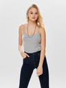 Jacqueline de Yong Gestromtes Damen-Tanktop „Ava“ ​​von JDY in Grau