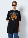 Noisy May Schwarzes verlängertes Damen Oversize Shirt Noisy May Zodiac