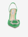 Steve Madden Grüne Satin-Pumps mit hohem Absatz Steve Madden Vionnet