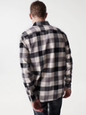 Salsa Jeans Weiß-schwarz kariertes Herrenhemd Salsa Jeans