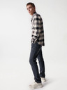 Salsa Jeans Weiß-schwarz kariertes Herrenhemd Salsa Jeans