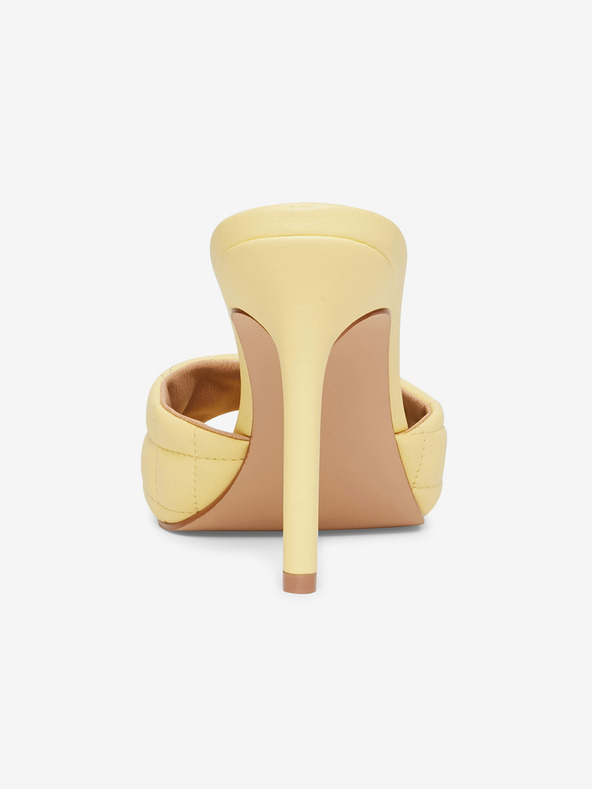 Steve Madden Hellgelbe Damen-High-Heel-Pantoletten Steve Madden Signify