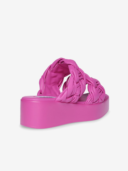 Steve Madden Dunkelrosa Damen Plateau-Pantoletten Steve Madden Bazaar