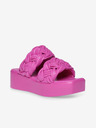 Steve Madden Dunkelrosa Damen Plateau-Pantoletten Steve Madden Bazaar