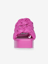 Steve Madden Dunkelrosa Damen Plateau-Pantoletten Steve Madden Bazaar