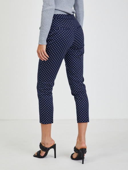Orsay Dunkelblaue gepunktete Damenhose ORSAY