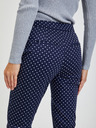 Orsay Dunkelblaue gepunktete Damenhose ORSAY