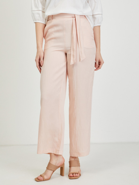 Orsay Hellrosa Damenhose mit Leinen ORSAY