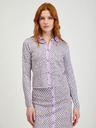 Orsay Helllila gemusterter Damen Cardigan ORSAY