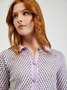 Orsay Helllila gemusterter Damen Cardigan ORSAY
