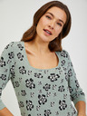 Orsay Hellgrüner Damenpullover mit Blumenmuster ORSAY
