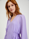 Orsay Hellviolette karierte Damenbluse ORSAY