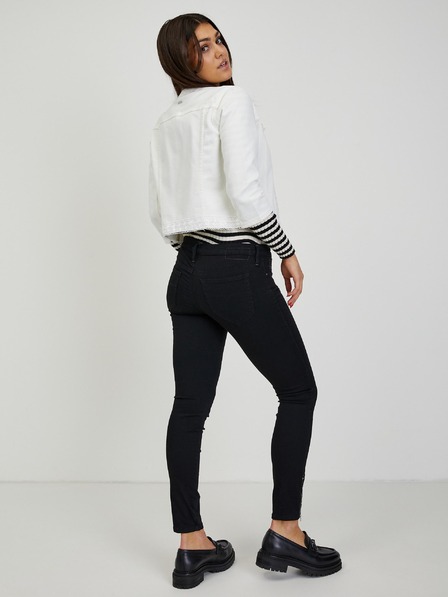Orsay Cremefarbene Damen-Jeansjacke ORSAY