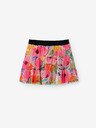 Desigual Desigual Blumen Rosa Mädchenrock mit Blumenmuster