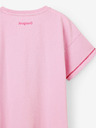 Desigual Rosa Mädchen-T-Shirt Desigual Pink Panther