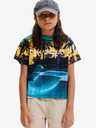 Desigual Gelb und blau gemustertes T-Shirt für Jungen von Desigual Kennto