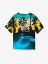 Desigual Gelb und blau gemustertes T-Shirt für Jungen von Desigual Kennto