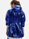 Desigual Blauer Desigual Ontario Metallic-Parka für Damen