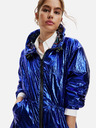 Desigual Blauer Desigual Ontario Metallic-Parka für Damen