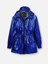 Desigual Blauer Desigual Ontario Metallic-Parka für Damen