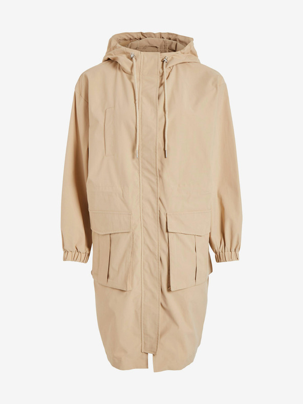 Vila Beigefarbener Damen-Parka VILA Siliana