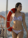 DORINA Weißer gepunkteter Damen Bikini Bottom DORINA Antibes
