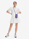 Desigual Weißes gemustertes Damenkleid Desigual Limon