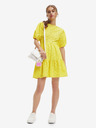 Desigual Gelbes gemustertes Damenkleid Desigual Limon