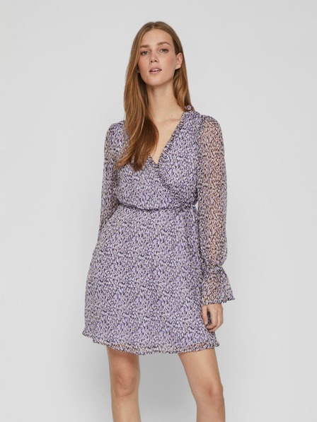 Vila Violettes gemustertes Wickelkleid für Damen VILA Falia