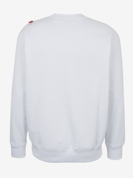 Diesel Weißes Diesel Herren Cola Felpa Sweatshirt