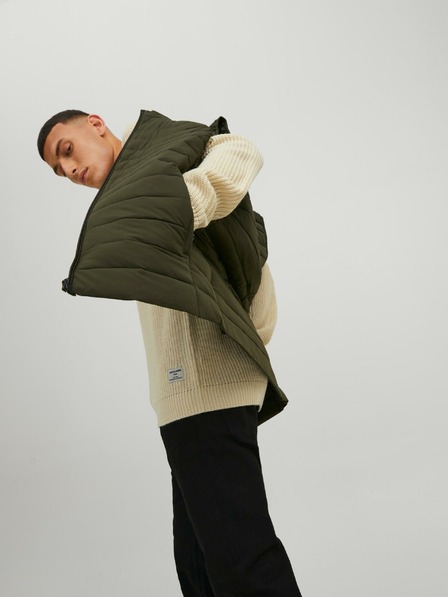 Jack & Jones Jack & Jones Khaki Steppweste