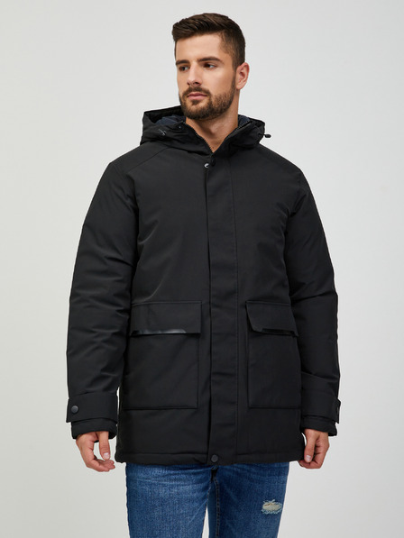 Jack & Jones Schwarzer Jack & Jones Etiko Parka