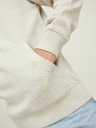 Jack & Jones Jack & Jones Star Hellgrauer karierter Kapuzenpullover