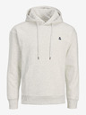 Jack & Jones Jack & Jones Star Hellgrauer karierter Kapuzenpullover