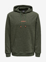 ONLY & SONS Khakifarbener Kapuzenpullover ONLY & SONS Elon