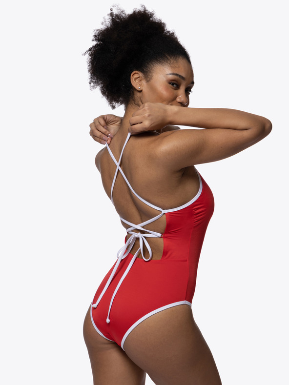 DORINA Roter Damen-Badeanzug einteilig DORINA Bandol