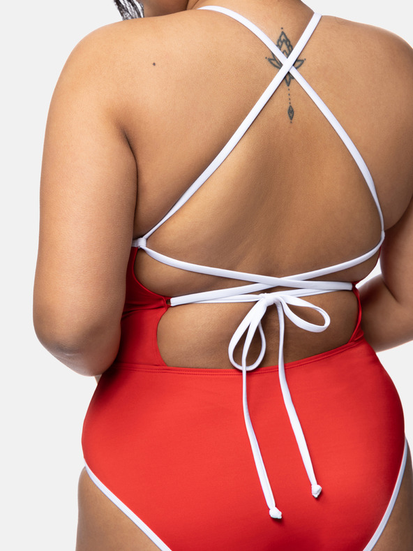DORINA Roter Damen-Badeanzug einteilig DORINA Bandol